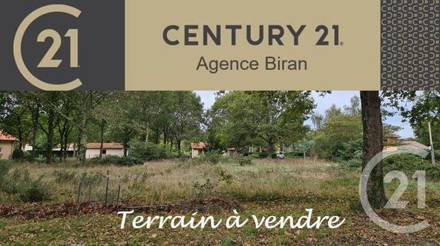 terrain à vendre - 1334.0 m2 - GRAYAN ET L HOPITAL - 33 - AQUITAINE - Century 21 Agence Biran